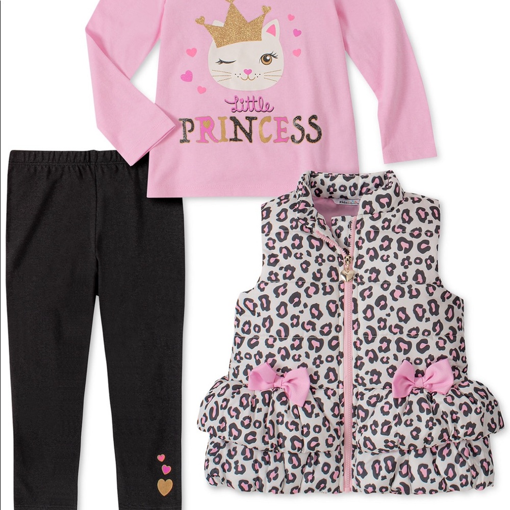 *SOLD*NWT Kids Headquarters Little Girls 3-piece Outfit